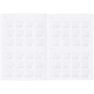 Ежедневник Nebraska Flex, недатированный, бордовый с серебристым-4