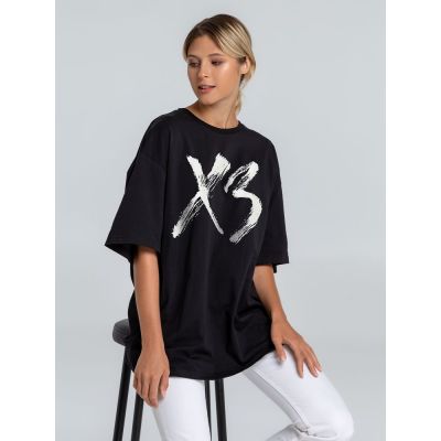 Футболка оверсайз «ХЗ», черная-2