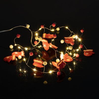 Гирлянда Merry Mittens, красная-2