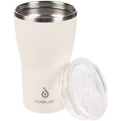 Термостакан Sapporo, белый (молочный)-4