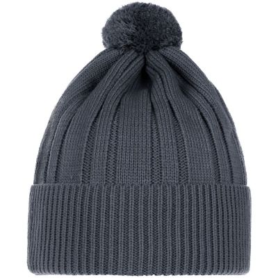 Шапка Knit Beat, серая (графит)-1