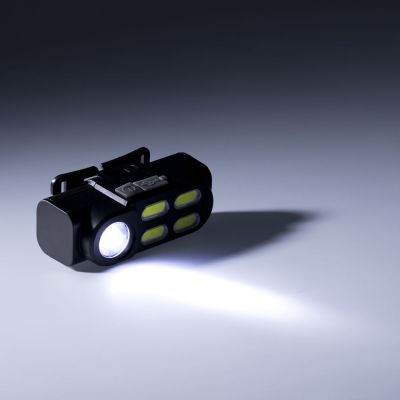 Налобный фонарик аккумуляторный Alnes, черный-6