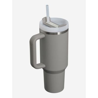 Термокружка Quencher H2.0 1180 с трубочкой, серая-1