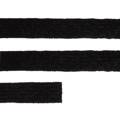 Плоский шнур Cord S, черный, 10 см-1