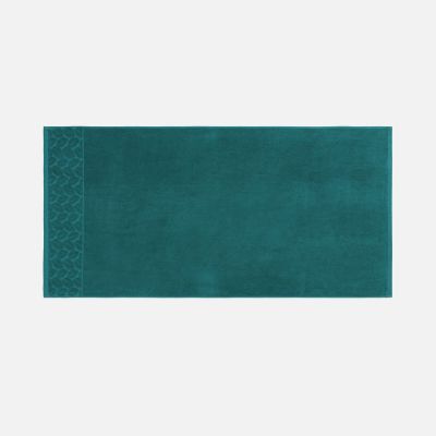Полотенце махровое Hoya, среднее, темно-бирюзовое-1