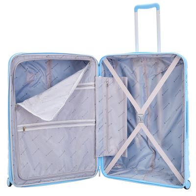 Чемодан Victoria L, голубой-6