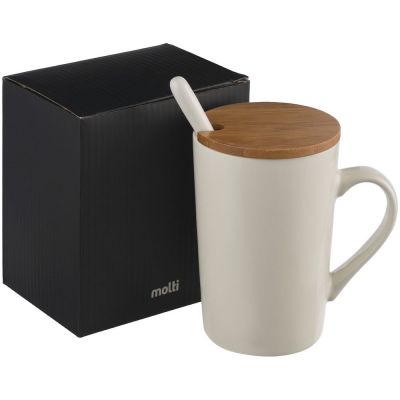 Кружка Parley с ложкой и бамбуковой крышкой-6