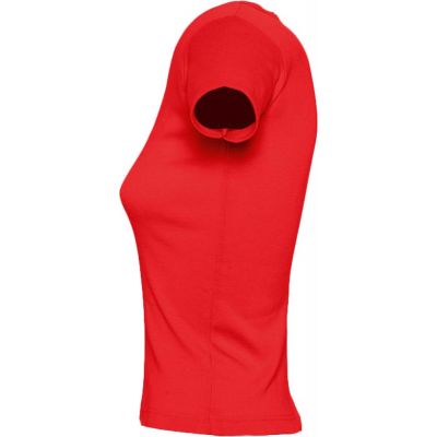 Футболка женская с круглым вырезом Lady 220 красная-2