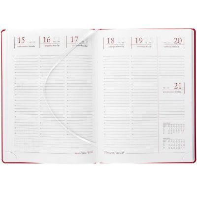 Еженедельник Nebraska, датированный, красный-2