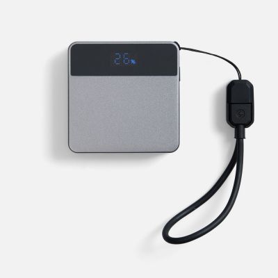 Внешний аккумулятор с беспроводной зарядкой Aura Power 5000 мАч, серый-2