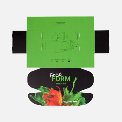 Коробка с печатью на заказ Freeform, L-3