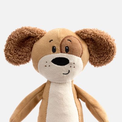 Мягкая игрушка Beastie Toys, собачка с белым шарфом-2