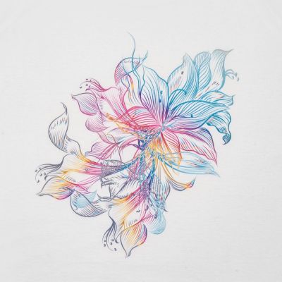 Майка женская Vibrance, белая-3