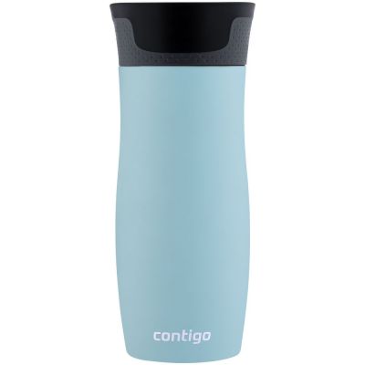Термостакан Contigo West Loop, вакуумный, голубой-1