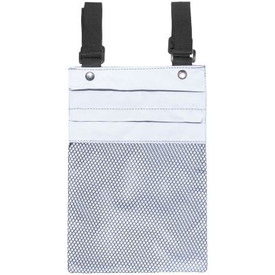 Велосумка Manifest из светоотражающей ткани, серая-2