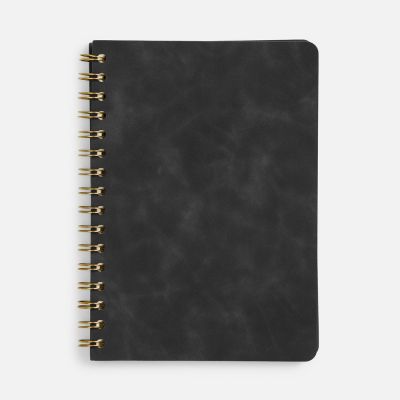 Ежедневник Spiral, недатированный, черный-0