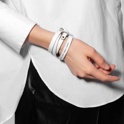 Браслет в тубусе «Сегодня завтра», белый-1