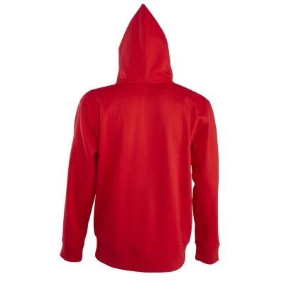 Толстовка мужская на молнии с капюшоном Seven Men, красная-2