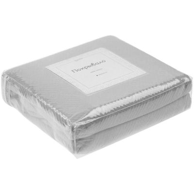 Покрывало Attic, светло-серое-4