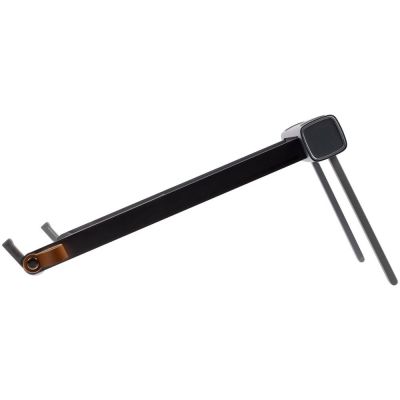 Подставка для ноутбука и планшета Rail Top, серебристая-1