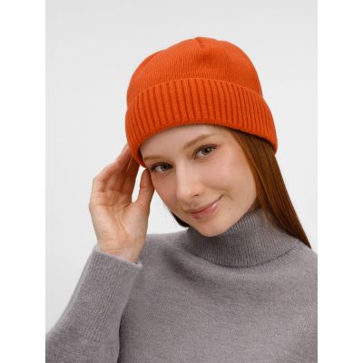 Шапка ComFleece, темно-оранжевая (кирпичная)-4