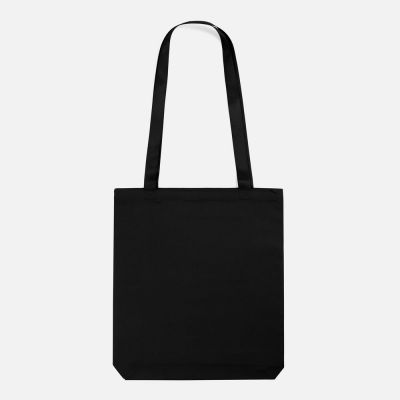 Шопер B4, черный с черными ручками-1