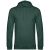 Толстовка с капюшоном унисекс Hoodie, темно-зеленый меланж