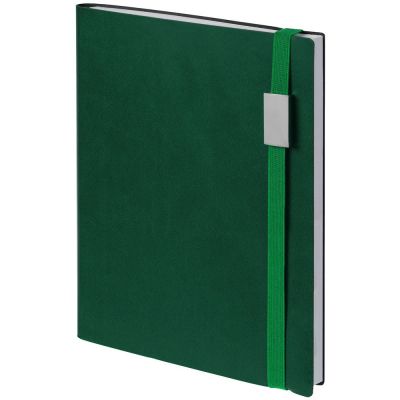 Ежедневник Vivian Metal, недатированный, зеленый-0