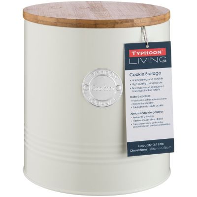 Емкость для печенья Living, кремовая-1