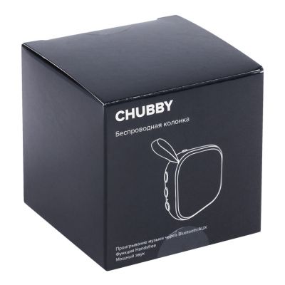 Беспроводная колонка Chubby, серая с красным-7