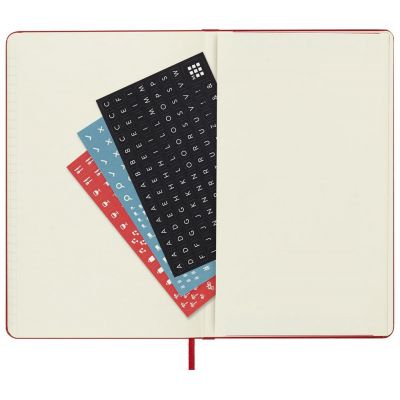 Еженедельник Moleskine Classic Large, датированный, красный-3
