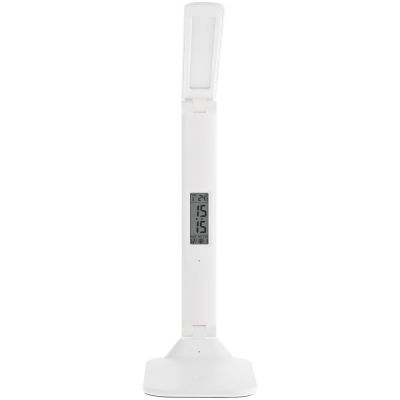 Настольная лампа с часами и календарем Office Torch ver.2, белая-2