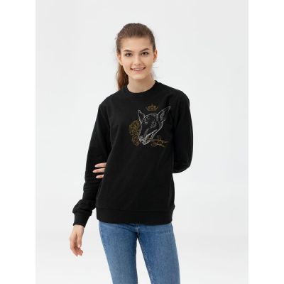 Толстовка «Источник. Волк», черная-1