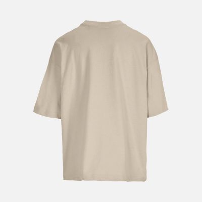 Футболка оверсайз женская Boxy Women, бежевая (льняная)-1