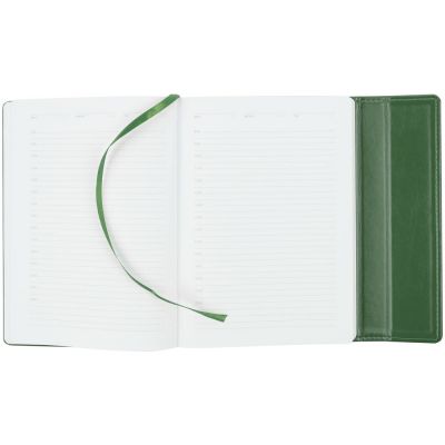 Ежедневник Flap ver.1,недатированный, зеленый-3