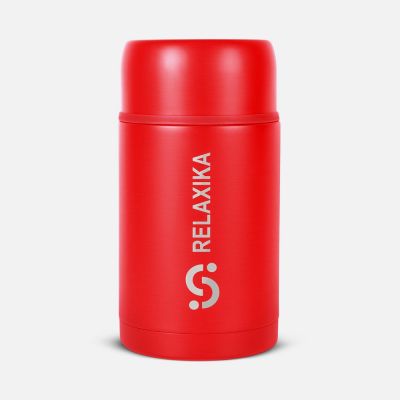 Термос для еды Relaxika 1000, красный-0