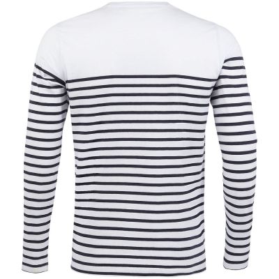 Футболка мужская с длинным рукавом Matelot LSL Men, белая с синим-1