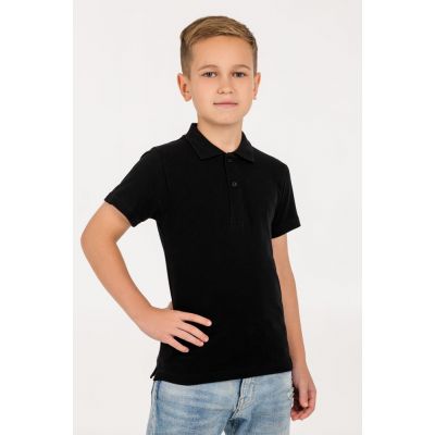 Рубашка поло детская Virma Kids, черная-3
