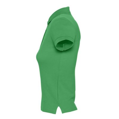 Рубашка поло женская People 210, ярко-зеленая-2