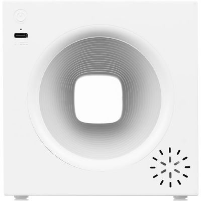 Bluetooth-колонка с подсветкой Volumetric, белая-3