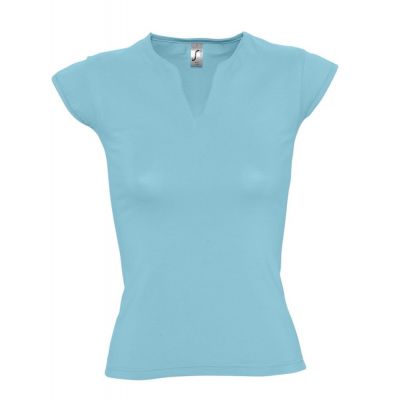 Футболка женская Mint 170, бирюзовая-0