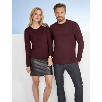 Футболка с длинным рукавом Monarch 150, белая-4