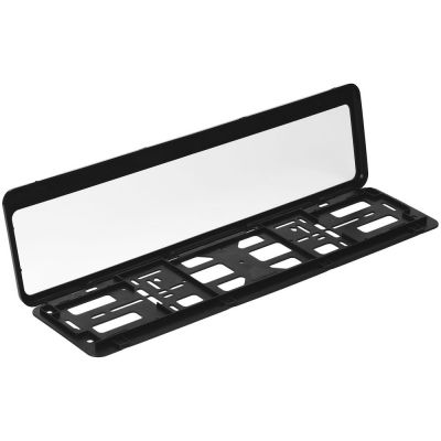 Рамка-книжка для номера Plate Mate, черная-2