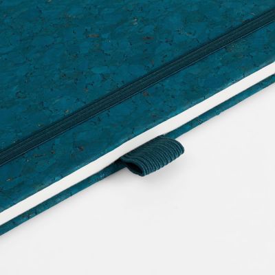 Блокнот Cork County, синий-7