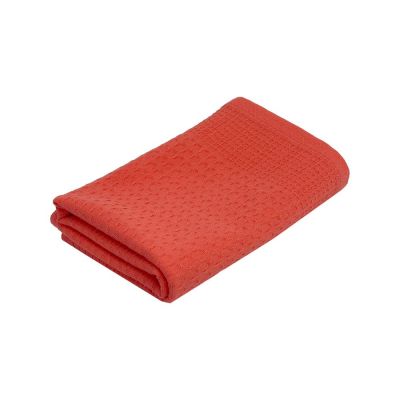 Полотенце вафельное «Деметра», малое, оранжевое (грейпфрут)-0