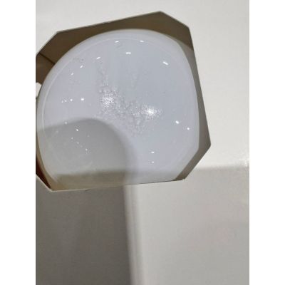 Оформительский шар Finery, 8 см, глянцевый белый-2
