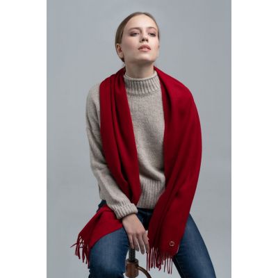 Шарф Graceful, красный-10