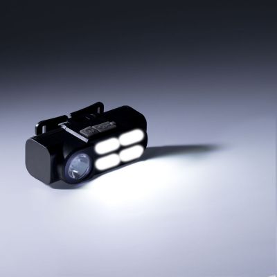 Налобный фонарик аккумуляторный Alnes, черный-7