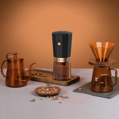 Кофейный набор Amber Coffee Maker Set, оранжевый с черным-7