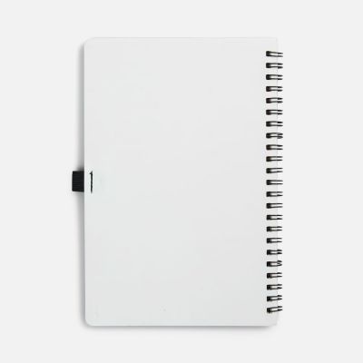 Блокнот на пружине Stone Line, белый-1